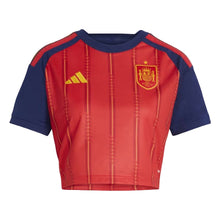 Load image into Gallery viewer, Adidas Women's Spain Home Cropped Replica Jersey