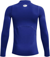 Load image into Gallery viewer, Under Armour Youth Royal ColdGear Mock Long Sleeve