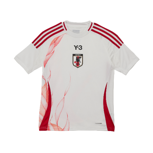 正規品　Y-3 サッカー日本代表 シャツ ホワイト/レッド　アウェイ Adidas Youth Japan x Y-3 2024 Away Replica Jersey – Springfield