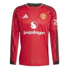 Load image into Gallery viewer, Adidas Men's 25/26 Manchester United Home LS Jersey