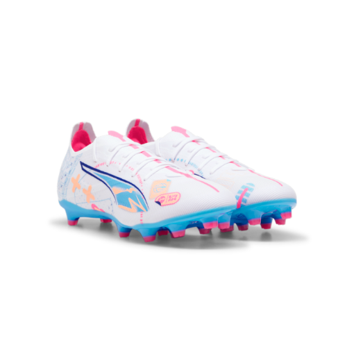 新品 PUMA ULTRA 5 MATCH FG/AG 108064 27cm PUMA Men's Ultra 5 Match FG/AG Fizzy Apple/Puma White