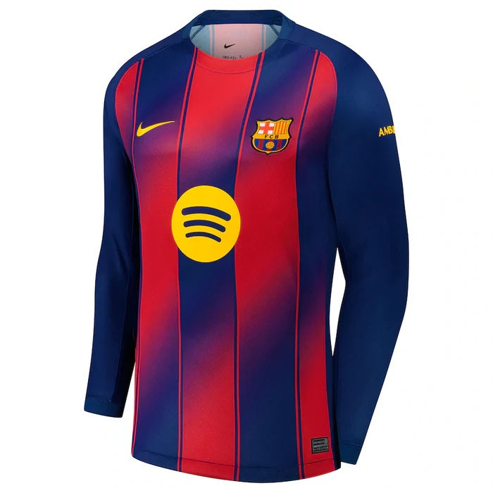 Nike Men's FC Barcelona 25/26 Home Long Sleeve Jersey