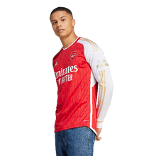 Load image into Gallery viewer, Adidas Men&#39;s Arsenal 23/24 Home Replica Long Sleeve Jersey
