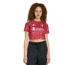 Load image into Gallery viewer, Adidas Women's Liverpool FC 26/27 Home Replica Crop Top Jersey
