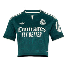 Load image into Gallery viewer, Adidas Women's Real Madrid 26/27 Away Cropped Jersey

