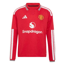Load image into Gallery viewer, Adidas Youth Manchester United 26/27 Home LS Jersey
