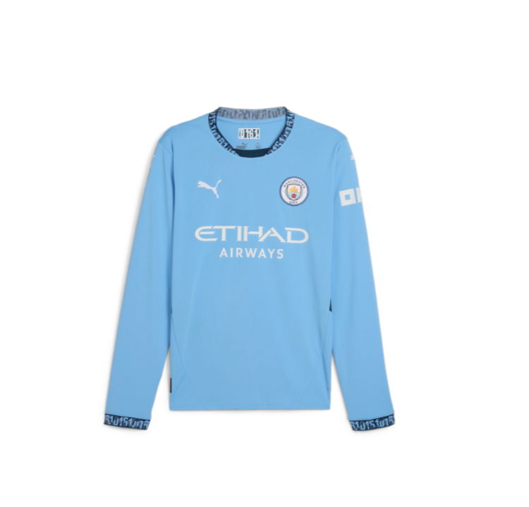 Puma Men's Manchester City 24/25 Home Replica Long Sleeve Jersey