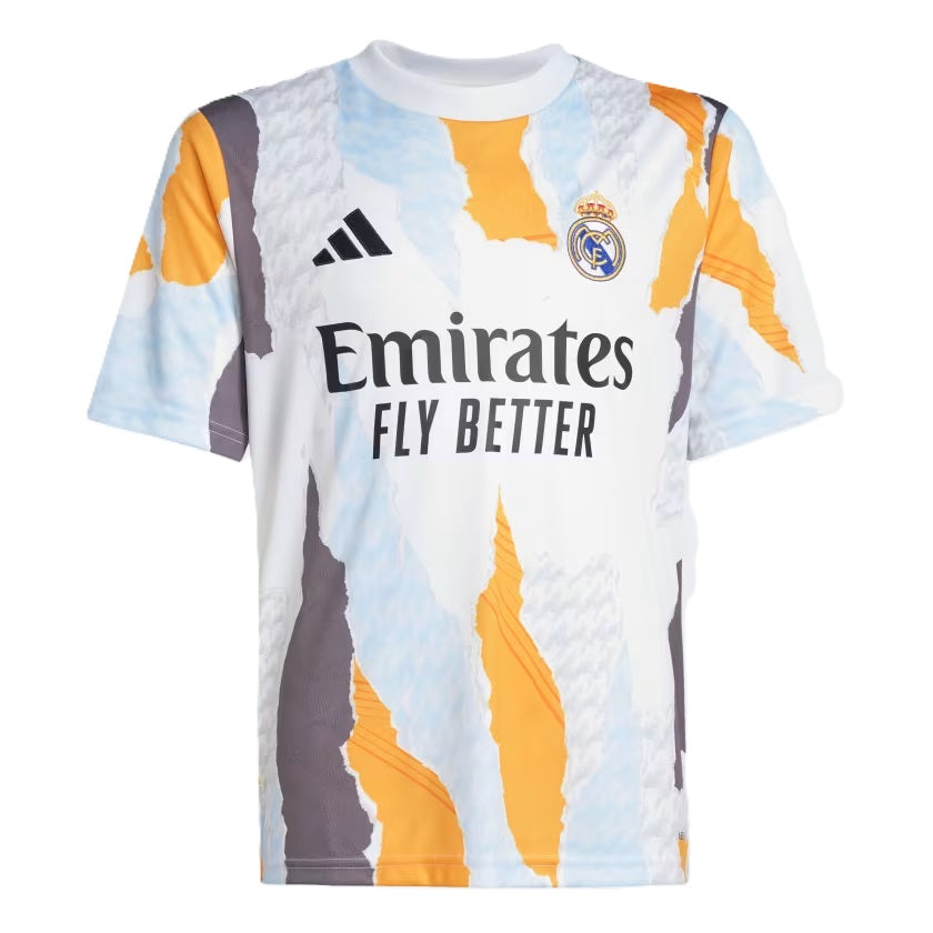 Adidas Youth Real Madrid 24/25 Pre-Match Jersey