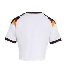 Load image into Gallery viewer, Adidas Women's Germany 2026 Home Cropped Replica Jersey
