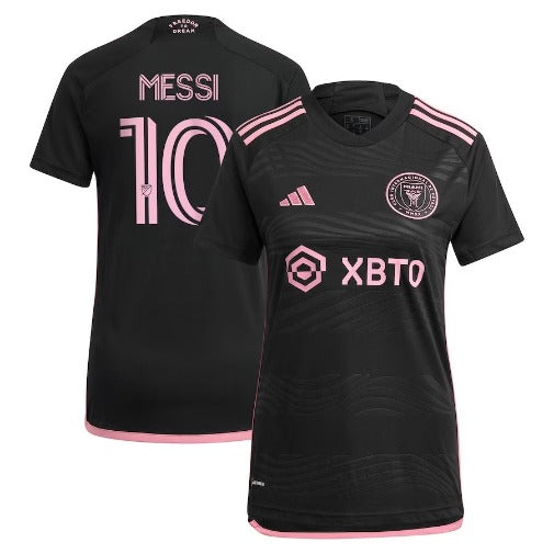 Adidas Women's 23/24 Inter Miami CF Messi Away Replica Jersey