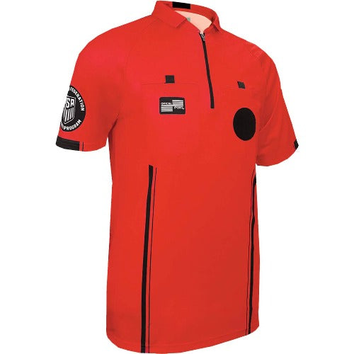 Men's USSF Pro Referee SS Shirt (Red)