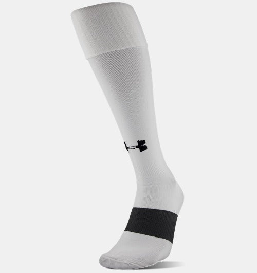 Under Armour Unisex UA Soccer Solid White Over-The-Calf Socks