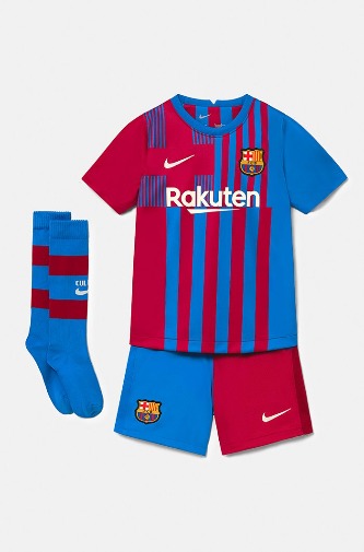 Nike FC Barcelona Little Kids Soccer Kit