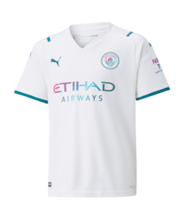 Load image into Gallery viewer, Puma Youth Manchester City 2021/22 Away Replica Jersey
