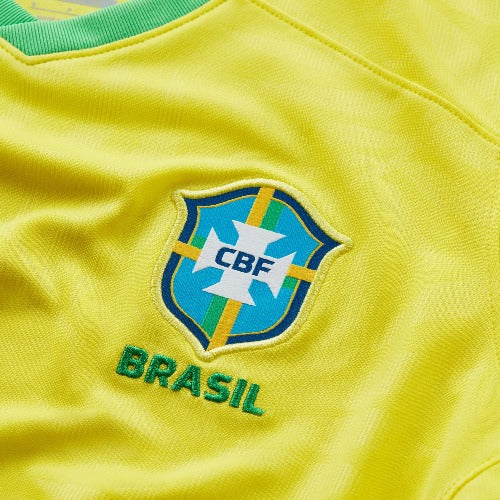 Nike Brazil 2023 Home Replica Jersey, Men's, Large, Yellow