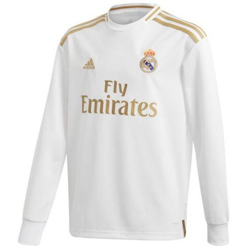 Adidas Youth Real Madrid 19/20 Home LS Jersey