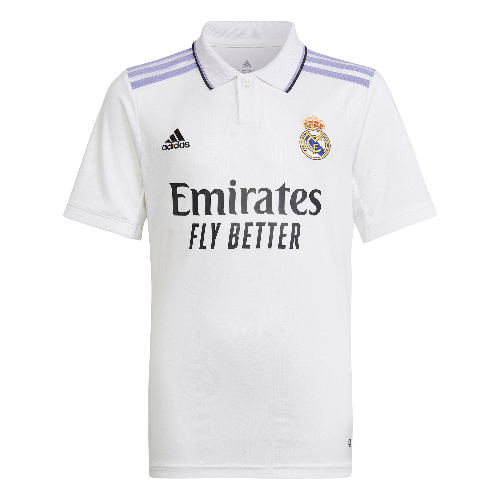 Adidas Youth Real Madrid 22/23 Home Jersey