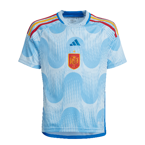 Adidas Youth Spain 2022 Away Jersey