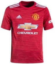Load image into Gallery viewer, Adidas Youth Manchester United 20/21 Home Replica Jersey
