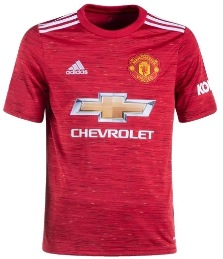 Adidas Youth Manchester United 20/21 Home Replica Jersey