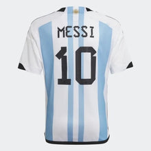Load image into Gallery viewer, Adidas Youth Argentina 2022 Messi Home Jersey
