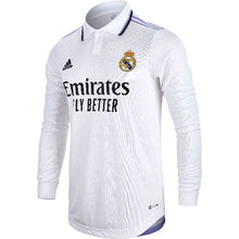 Load image into Gallery viewer, Adidas Real Madrid Home Authentic LS Jersey 22/23
