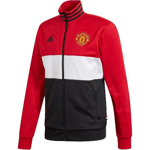 Adidas Men's Manchester United 3-Stripes Track Jacket