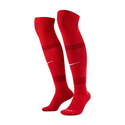 Nike Matchfit Knee-High Soccer Socks (Red)