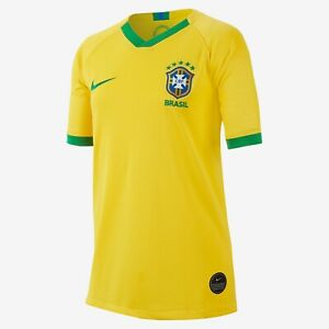 Nike Youth Brazil 19/20 Home Jersey