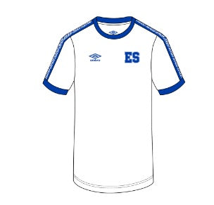 Umbro El Salvador National Soccer Team White Away Long-sleeve Jersey Size  XL